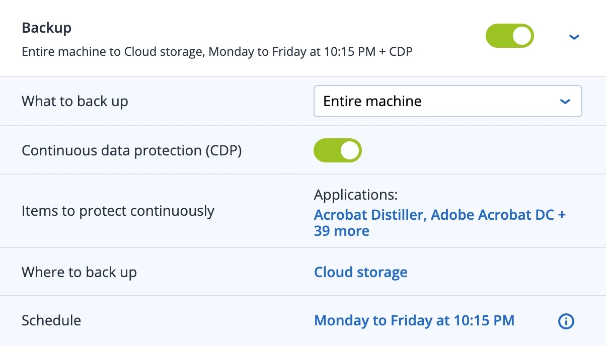 Continuous Data Protection
